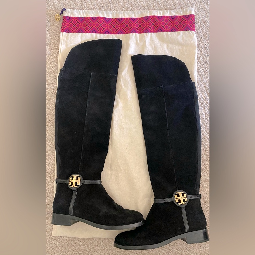 Tory Burch Miller Over-The-Knee Boots in Black- Like New